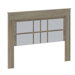 Cabecero Nórdico de 160 (Anc) x 120 (Al) x 3,8 (Fon) Cm | Práctico y Elegante |Colores Cambria y Blanco (para Cama de 135-140